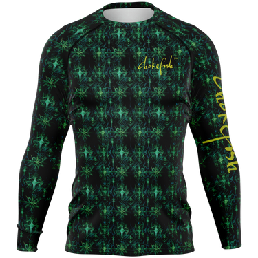 Chokefish™ Long Sleeve Rashguard Cannabis Men's Shirt-012-Special Edition